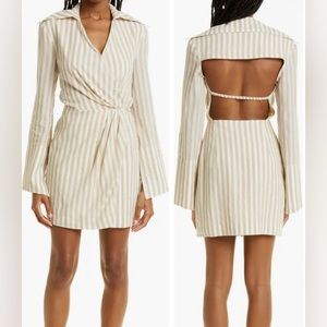 NANUSHKA Linen Blend Shirtdress NWT